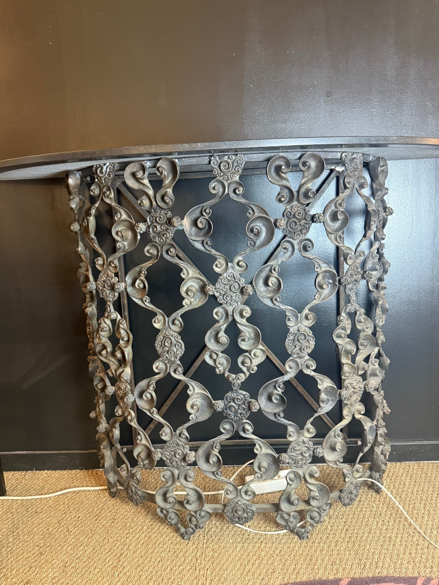 Console En Bronze Par Jean Boggio -photo-4