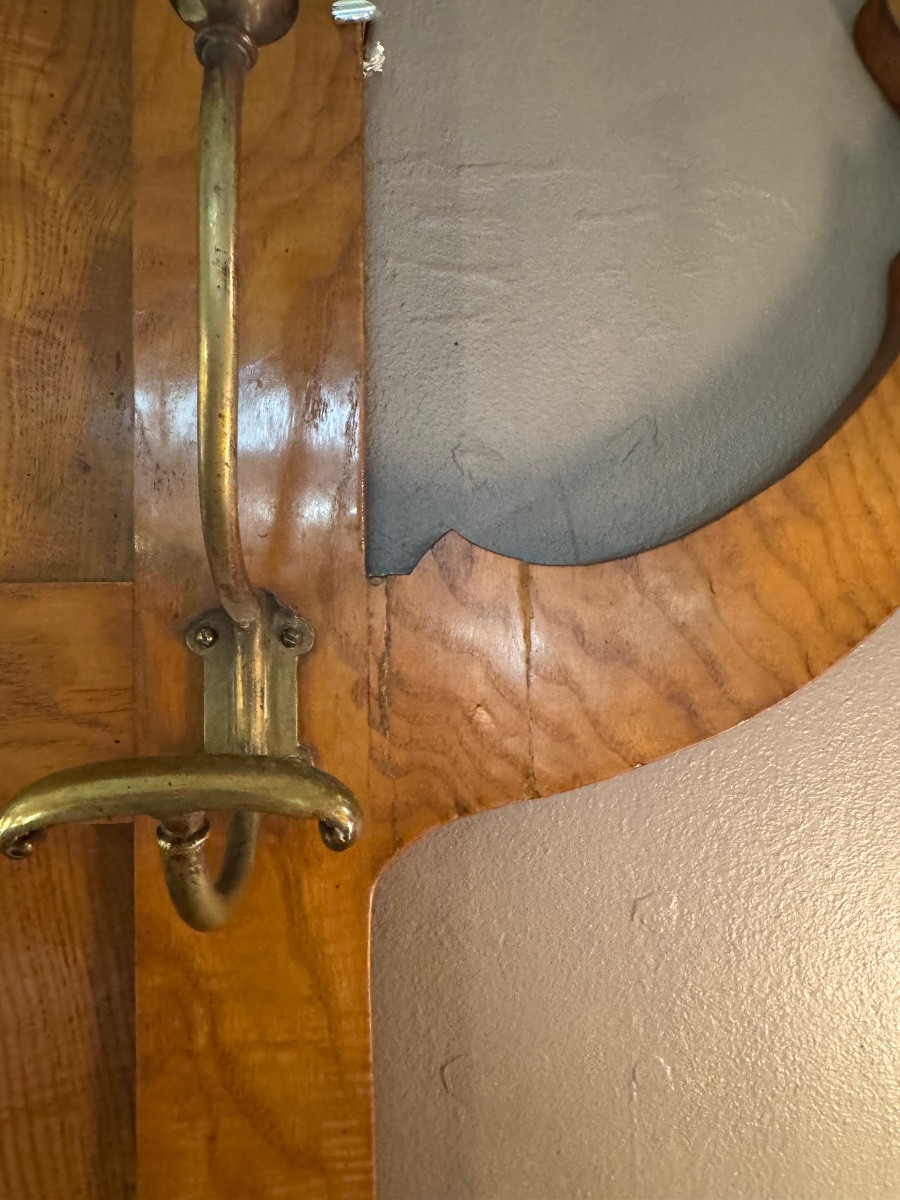 Rare porte manteau Art nouveau -photo-4