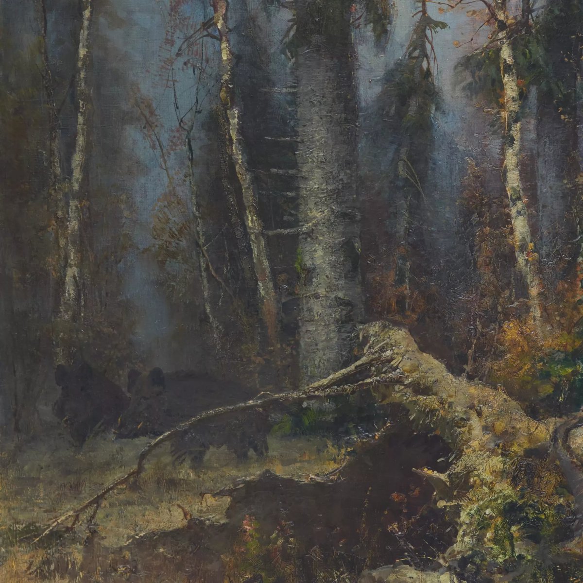 FORÊT EN FIN D’AUTOMNE  YOULI KLEVER (1850–1924), 1903-photo-3