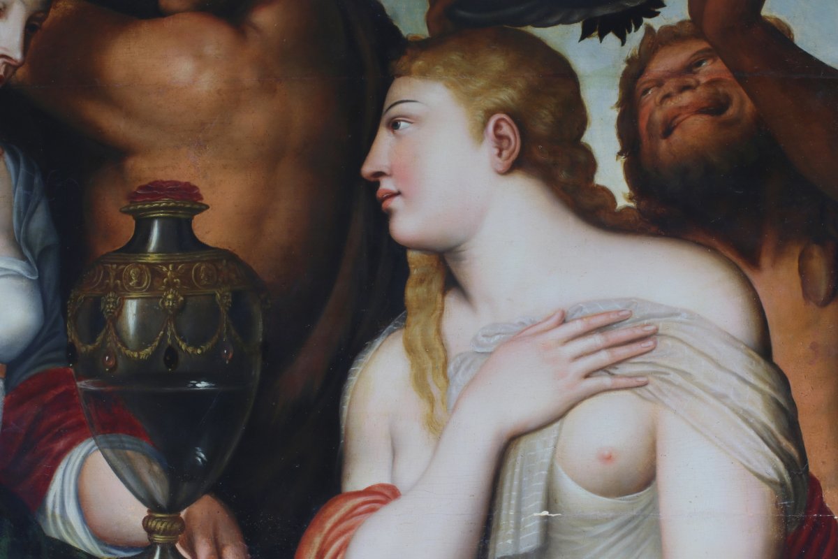 Mythological Scene "the Cup Of Ceres" By Frans Floris De Vriendt (1517–1570)-photo-3