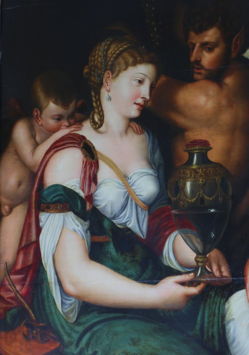 Mythological Scene "the Cup Of Ceres" By Frans Floris De Vriendt (1517–1570)-photo-2