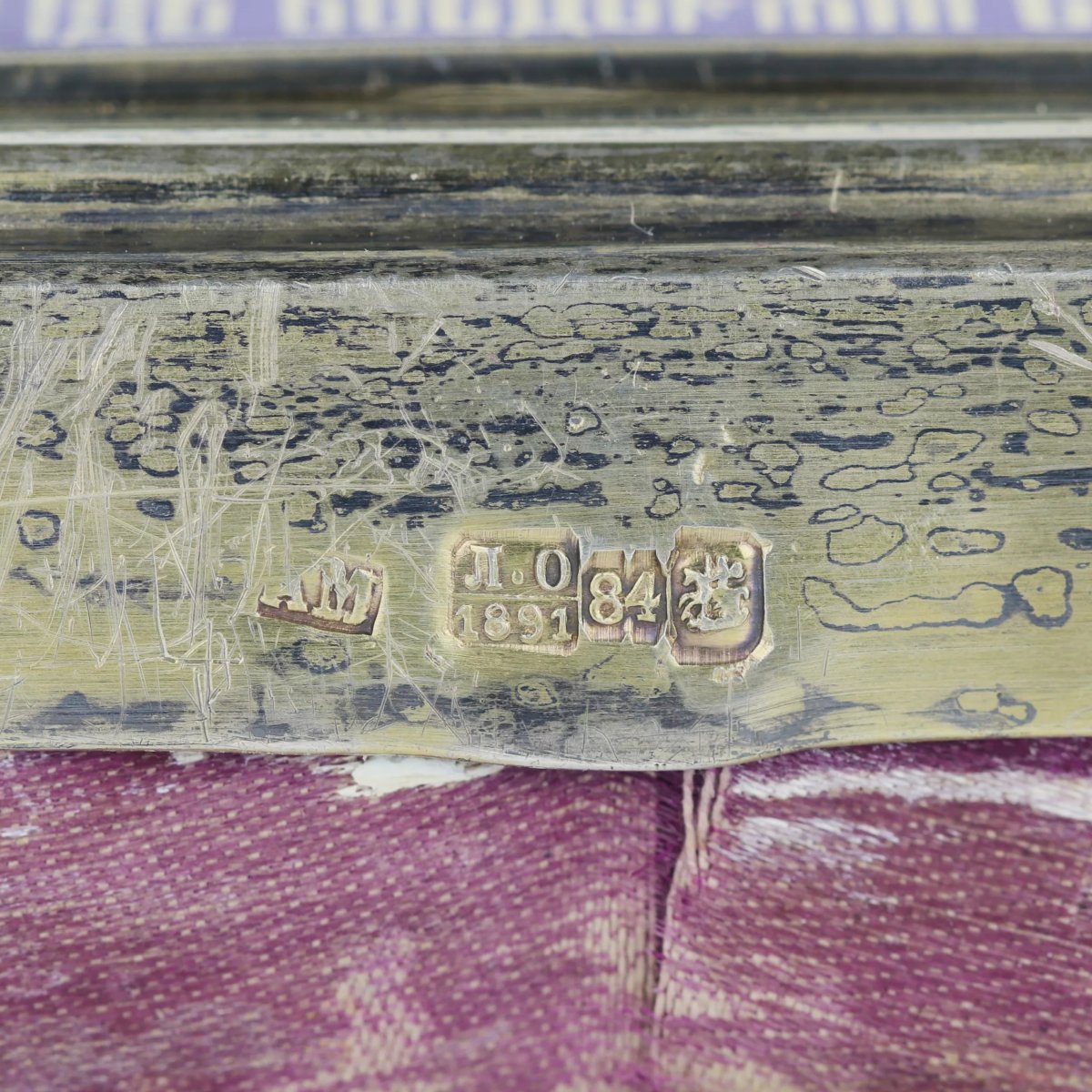 ICÔNE DU CHRIST PANTOCRATOR DANS UN OKLAD EN ARGENT DORÉ À ÉMAUX RUSSIE, MOSCOU, 1891-photo-1