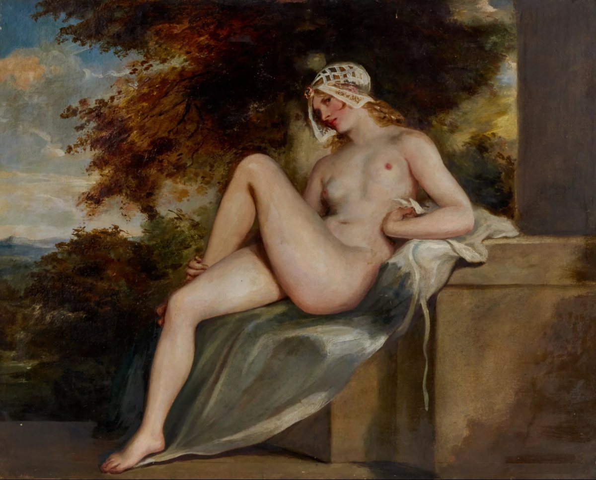 Nude. William Etty (1787 - 1849) England, Early 19th Century-photo-3