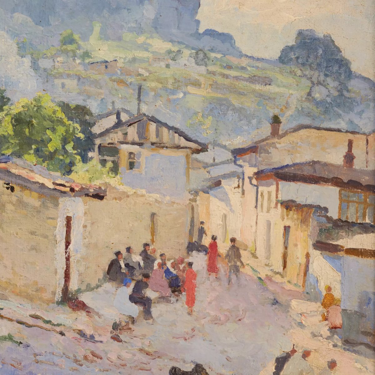 Vladimir Konstantinovich Yanovsky (1876–1966). Crimea Landscape, Russia, Early 20th Century-photo-2