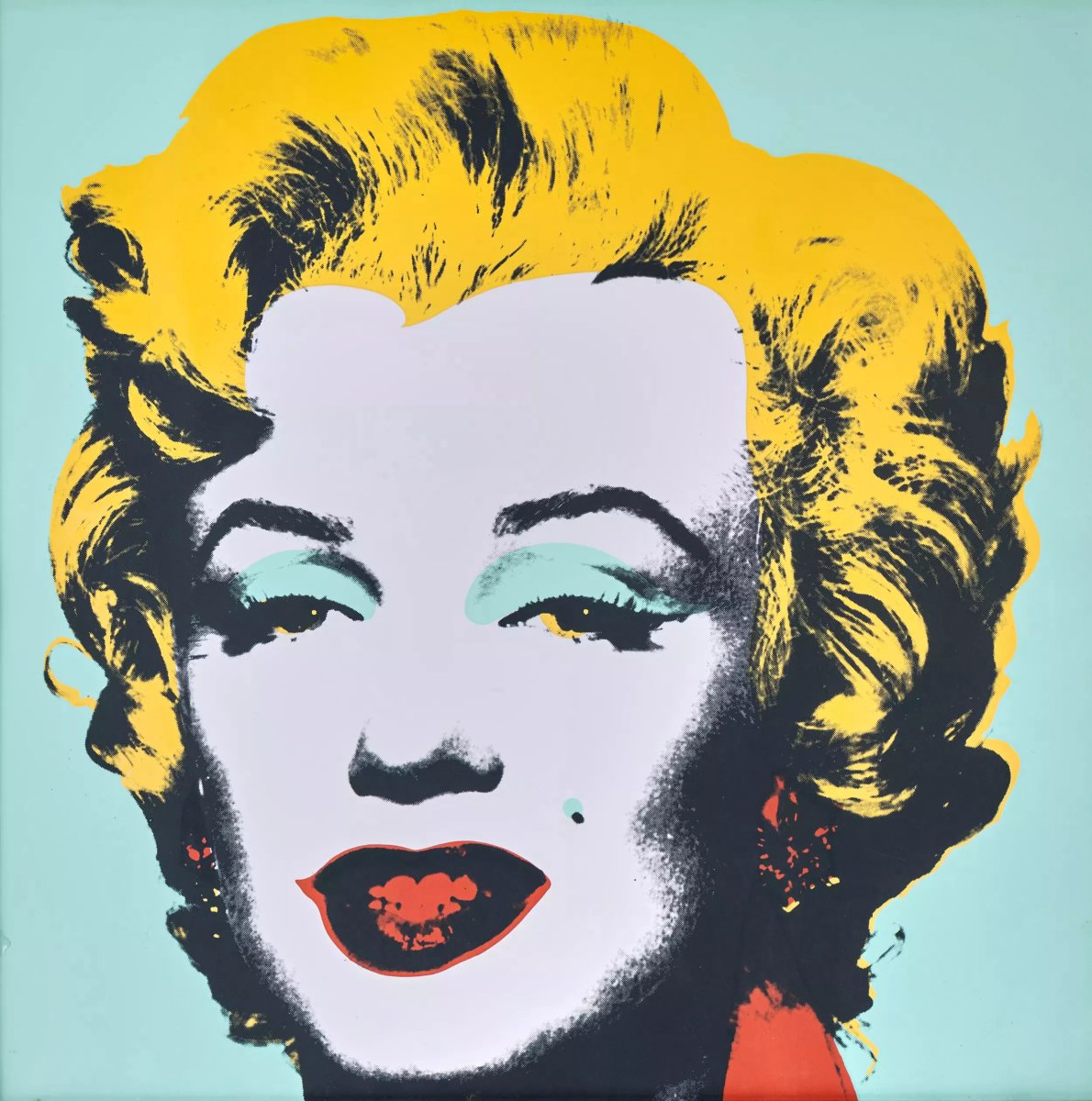 MARILYN. ANDY WARHOL (1928-1987). SÉRIGRAPHIE EN COULEURS. ÉTATS-UNIS, ANNÉES 1970-photo-1