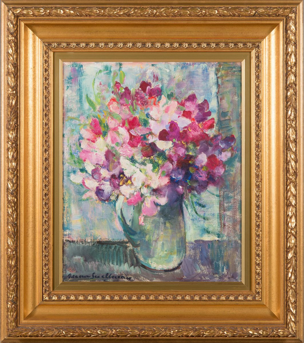 Still Life “flowers In A Jar.” Anna Snellman (1884–1962). Finland