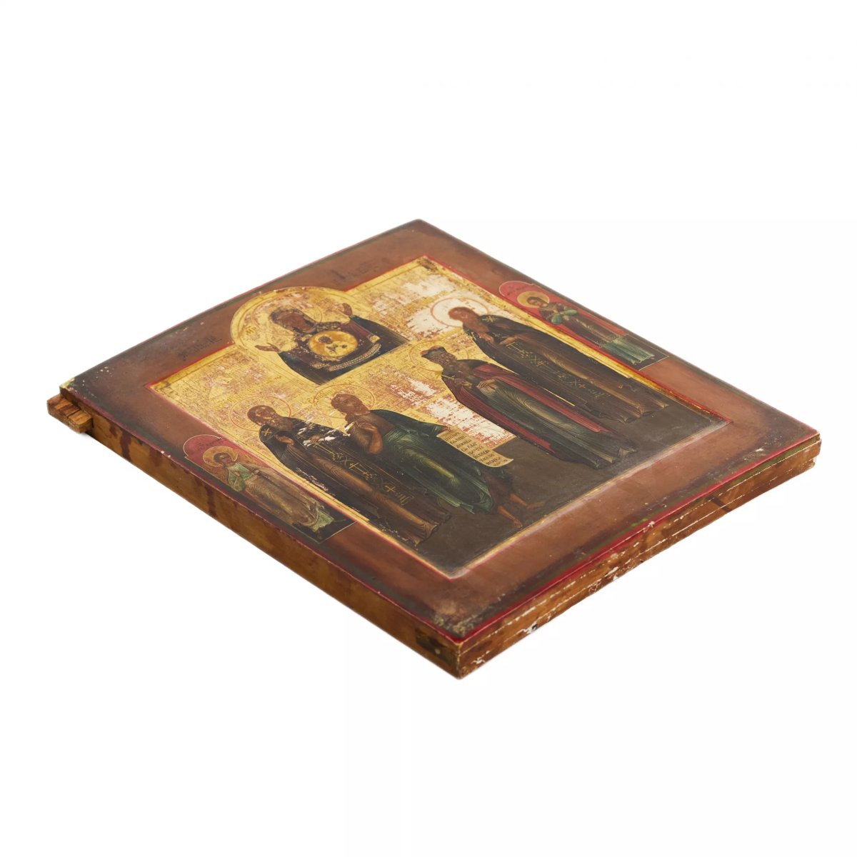 Icon Of The Mother Of God “the Sign” With Selected Saints, Russia, Second Half Of The 19th Century-photo-2