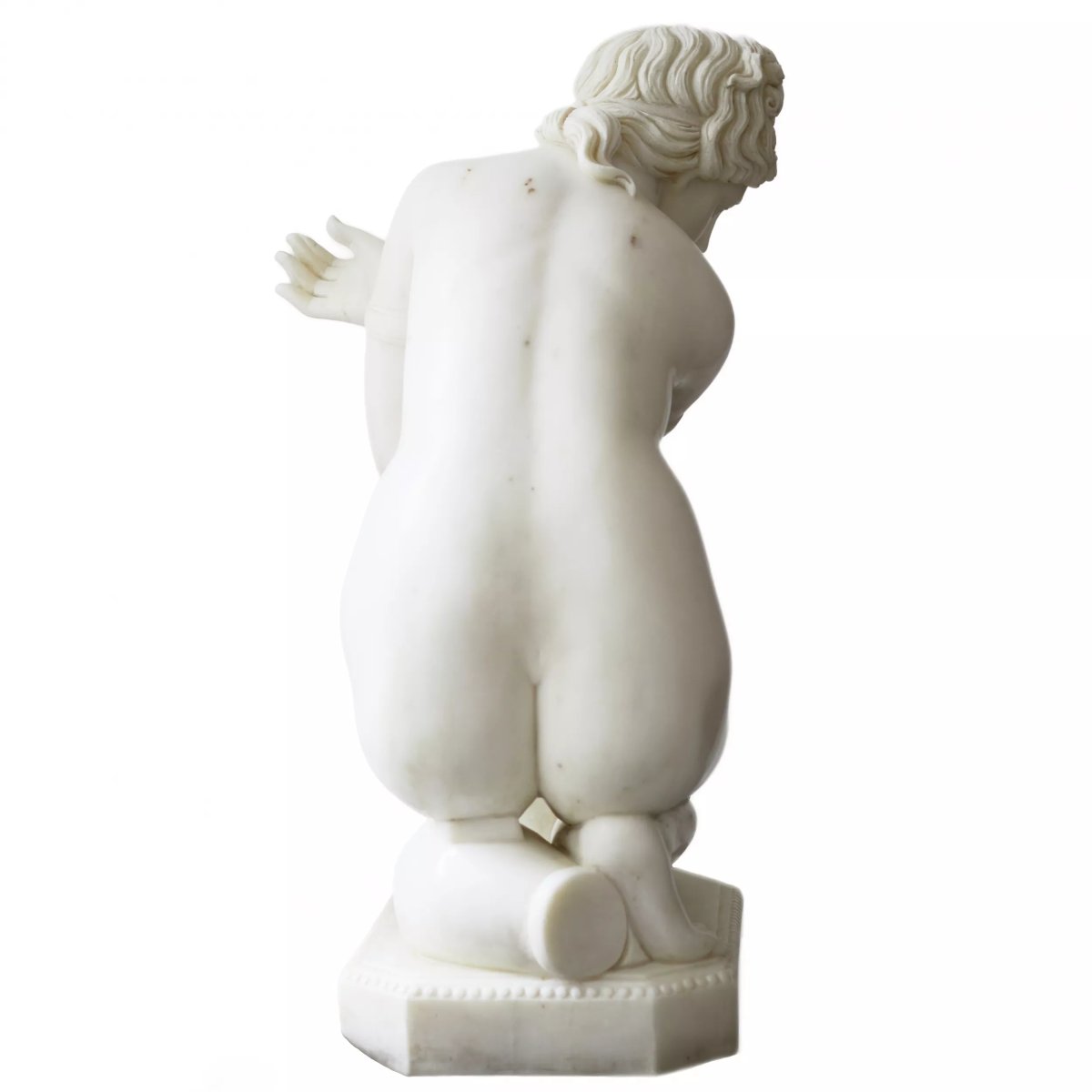 Marble Sculpture “venus At The Bath,” Europe, 19th–early 20th Century-photo-1