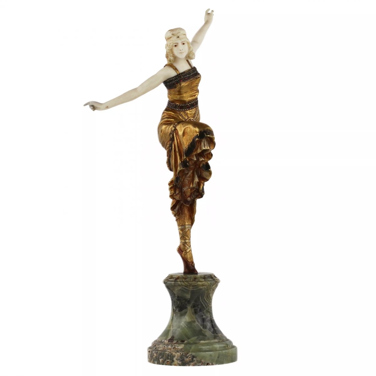 Bronze Sculpture “russian Dancer.” Paul Philippe. France, Circa 1920