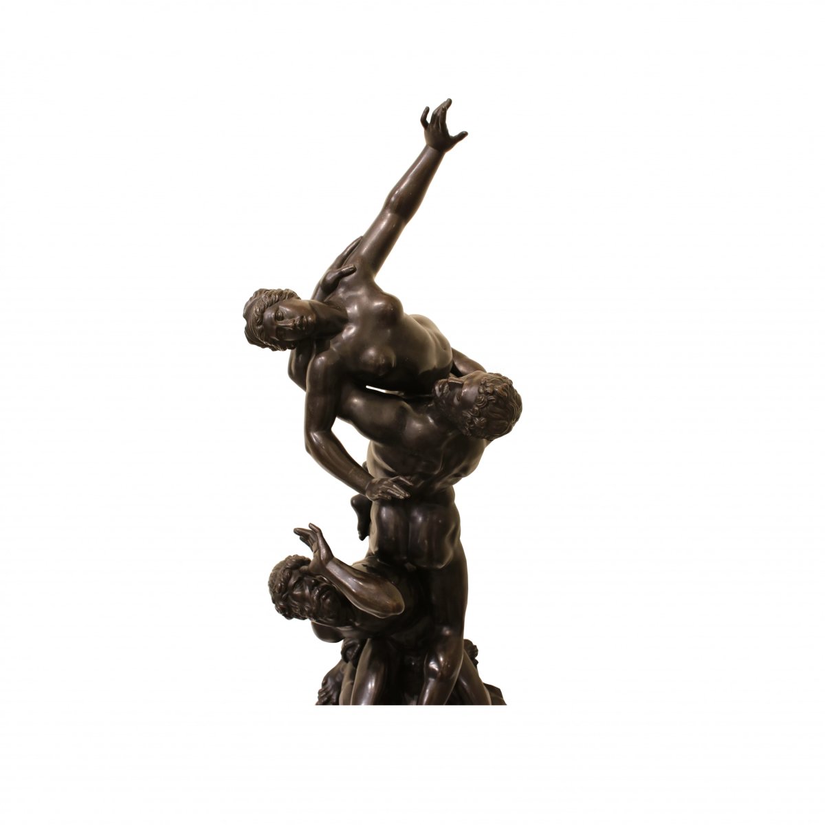 Sculpted Group “the Abduction Of The Sabines” Based On A Work By Giovanni Da Bologna (1529–1608), Italy-photo-2