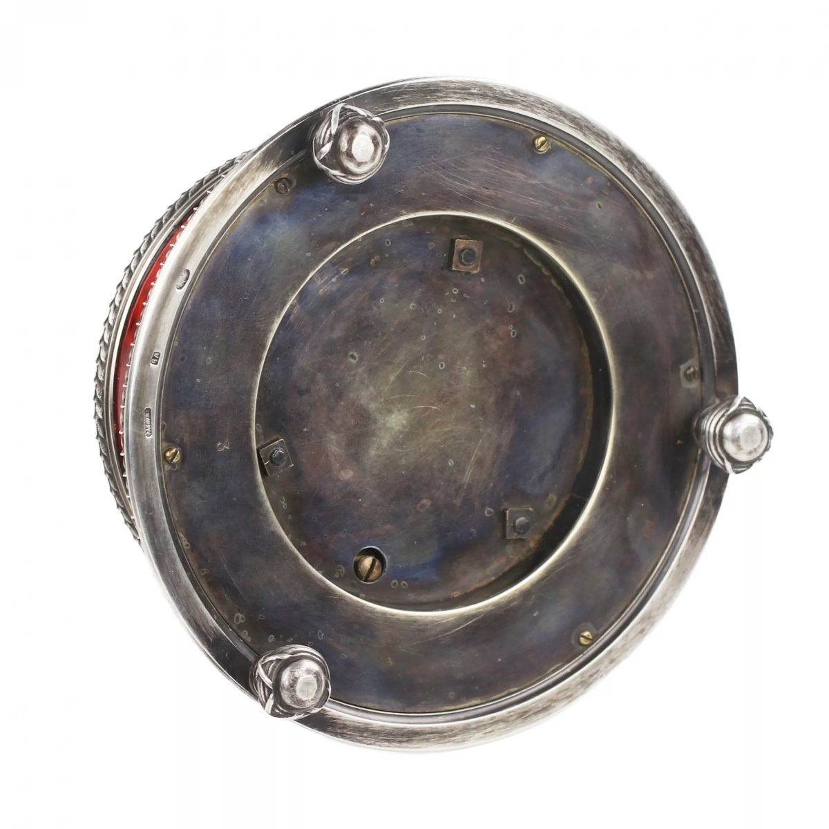 BAROMÈTRE DE TABLE PAR LA MAISON CARL FABERGÉ, MAÎTRE VICTOR AARNE. SAINT-PÉTERSBOURG.-photo-3