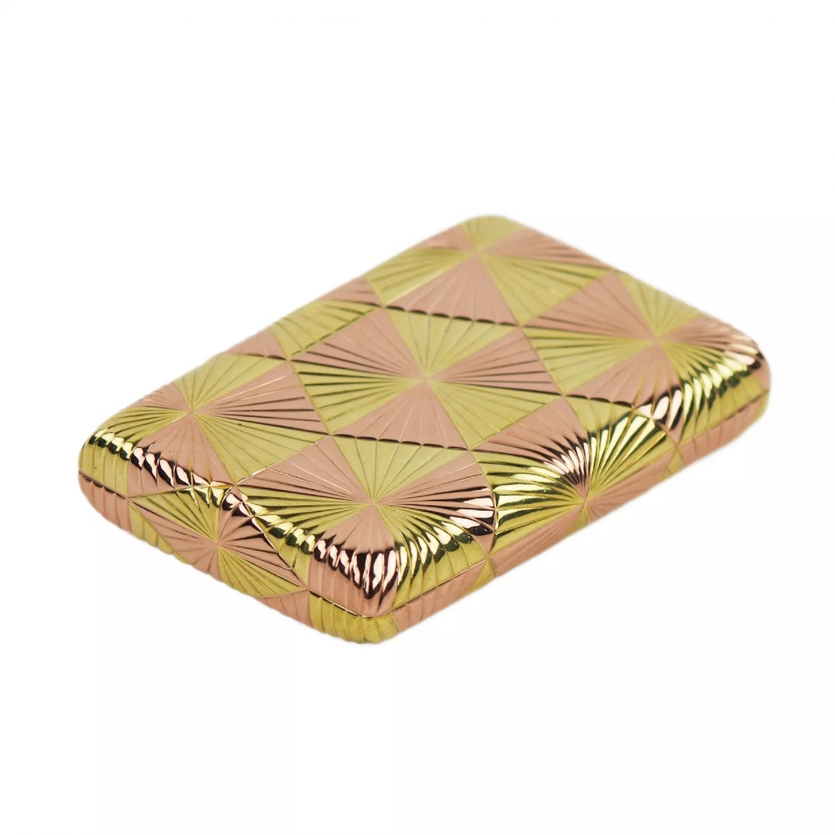 Gold Cigarette Case, Gabriel Nukkanen, Fabergé, Saint Petersburg.