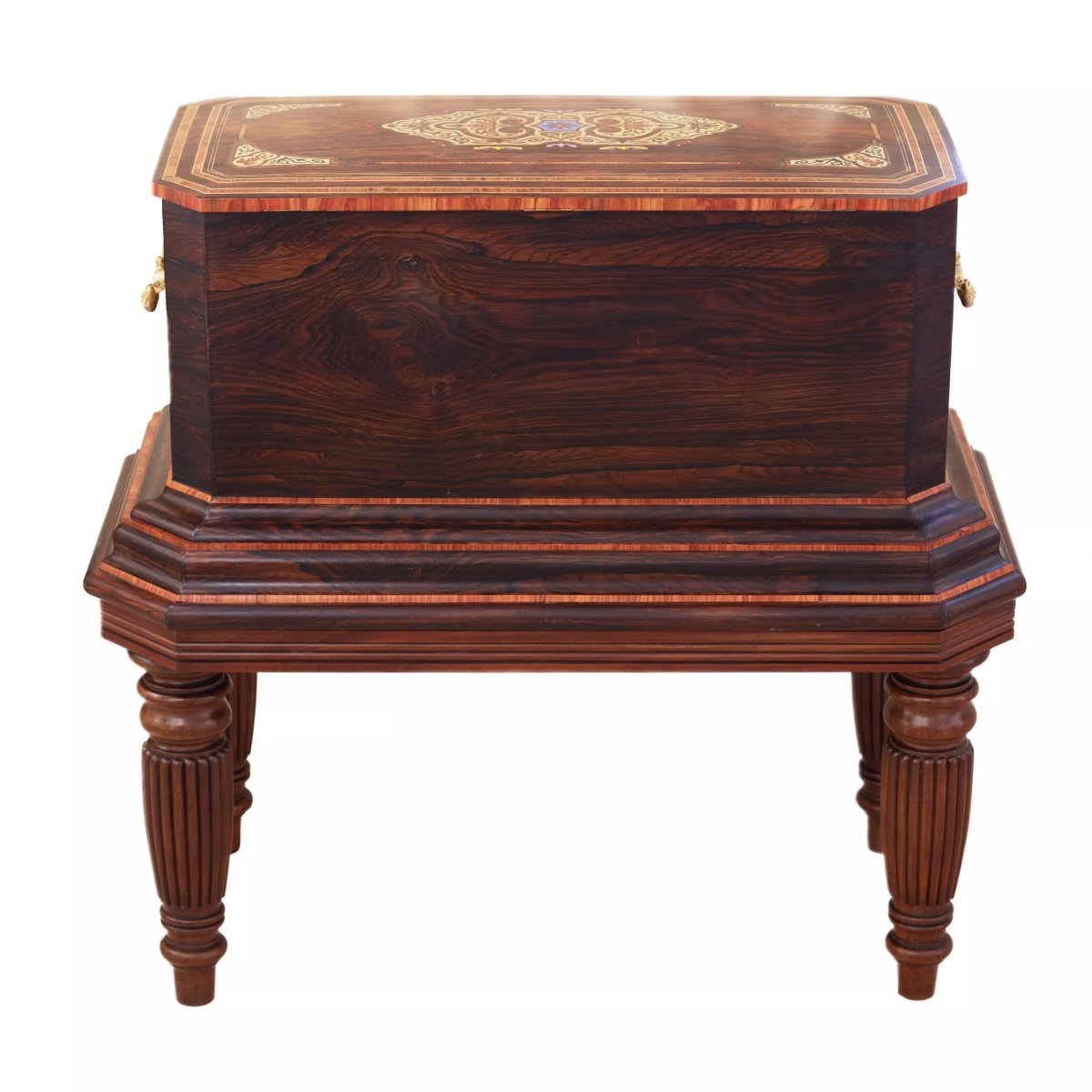 Large Swiss Orchestral Music Box On A Pedestal, Second Half Of The 19th Century-photo-5
