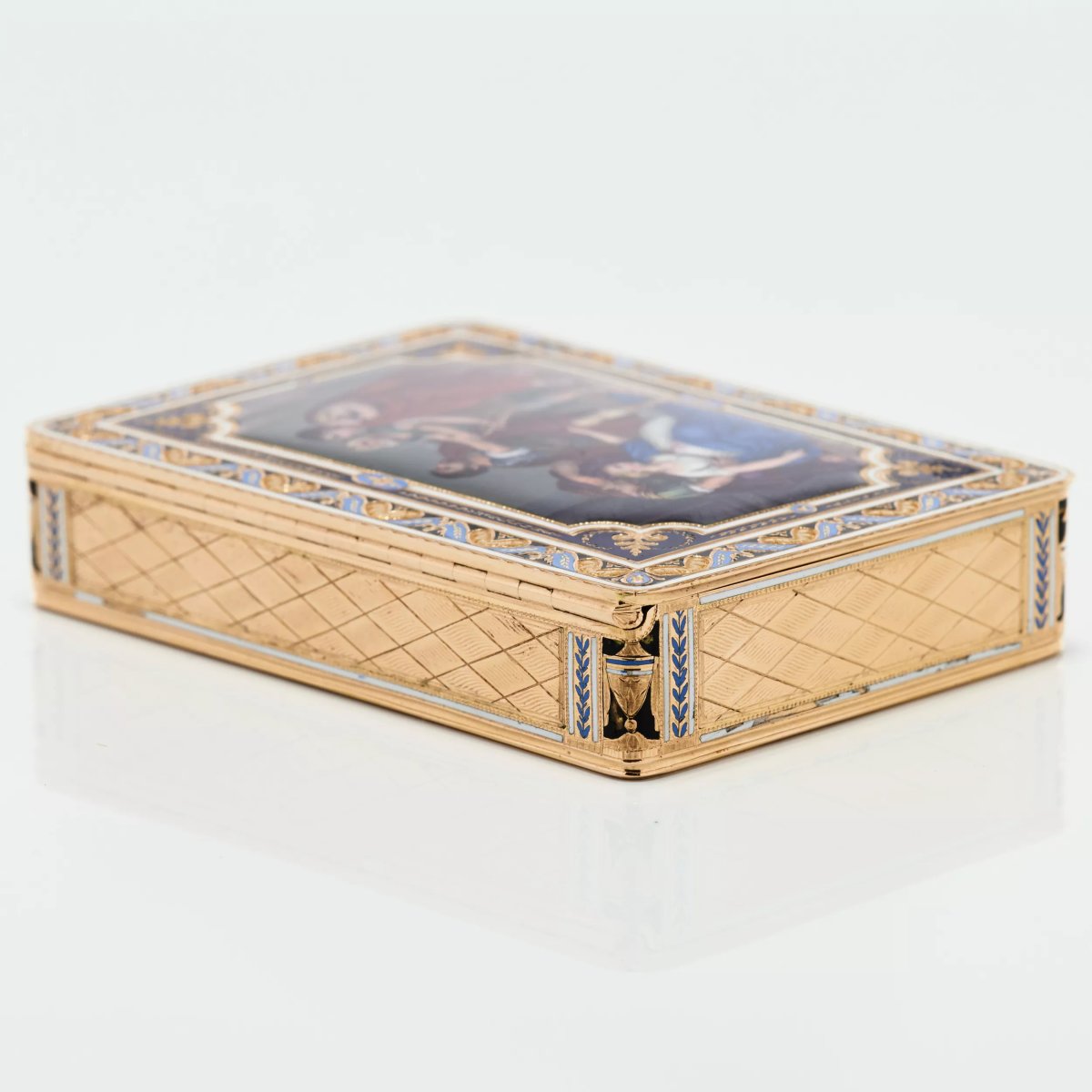 TABATIÈRE EN OR AVEC ÉMAIL. GEORG REMOND, LAMY ET CIE GENÈVE, 1801–1805-photo-4