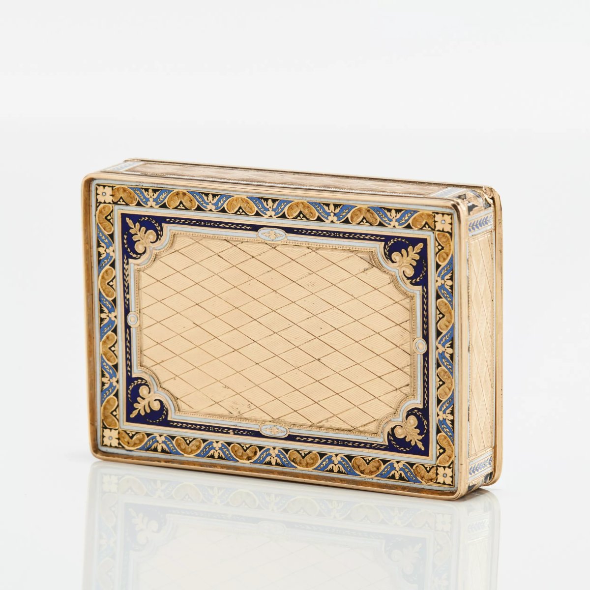 TABATIÈRE EN OR AVEC ÉMAIL. GEORG REMOND, LAMY ET CIE GENÈVE, 1801–1805-photo-1