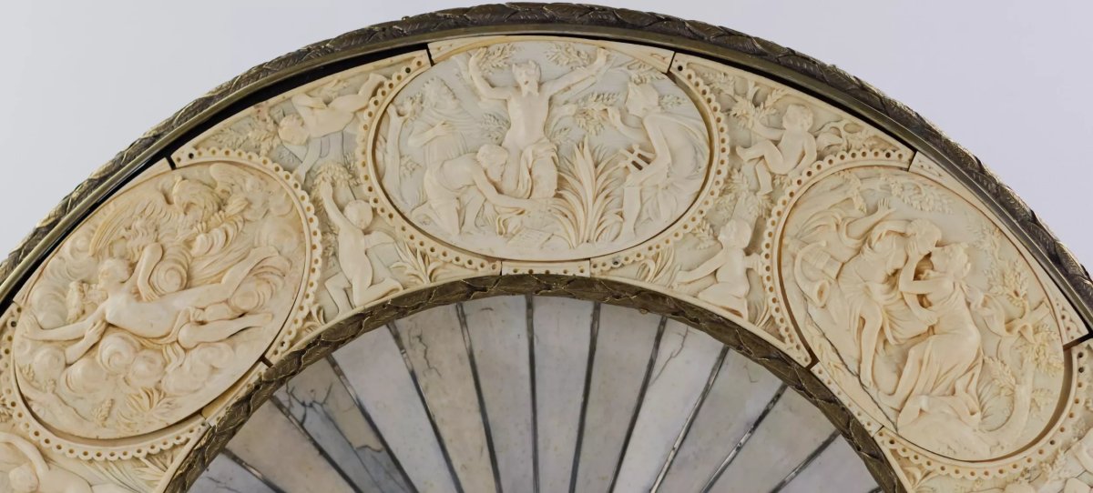  “bacchus” Plate. Neo-renaissance, In The Style Of Johann Michael Maucher (1645–1701), Germany.-photo-2