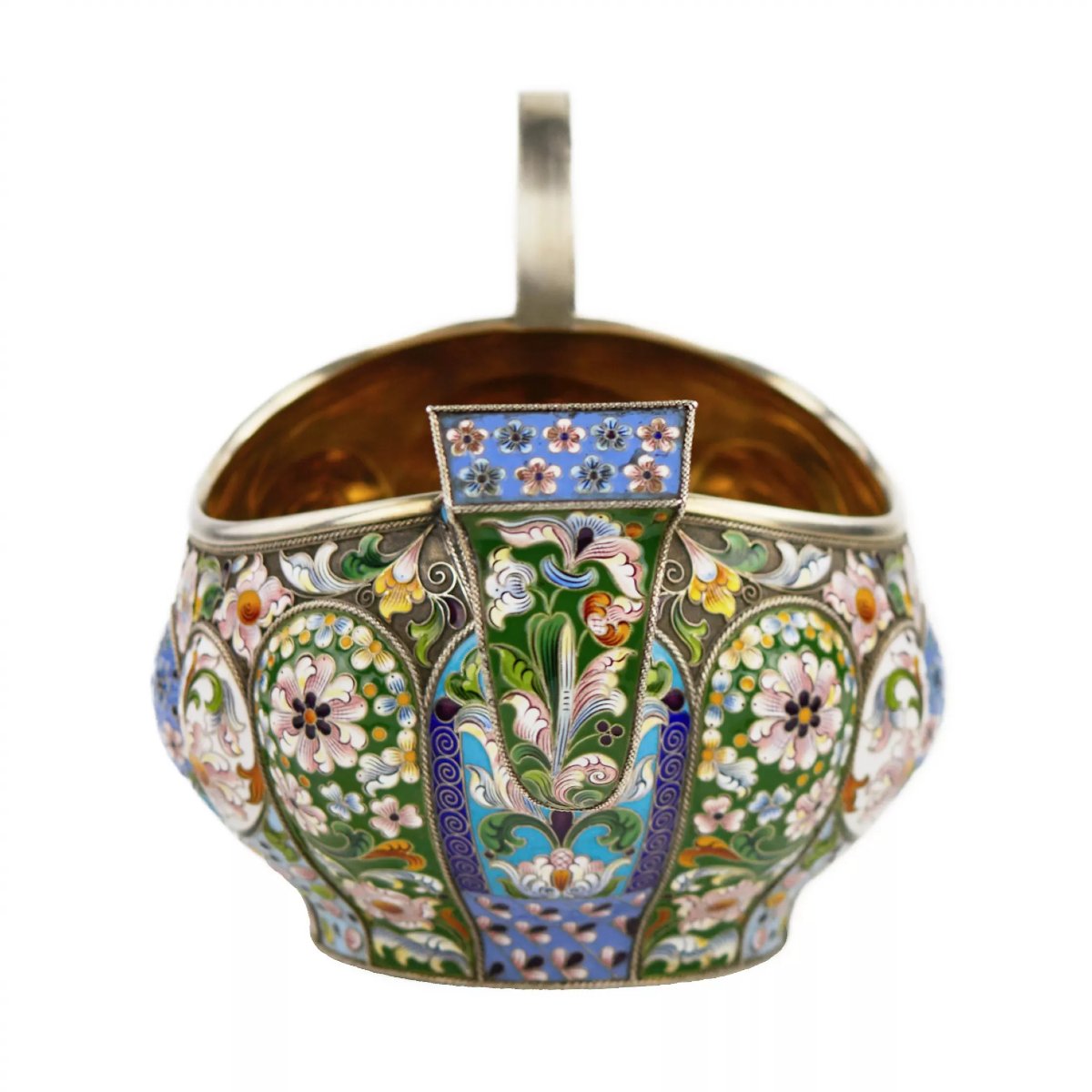 Gilded Silver Ark With Polychrome Enamels. Pavel Ovchinnikov Workshop, Russia, Moscow, 1908–1917-photo-1