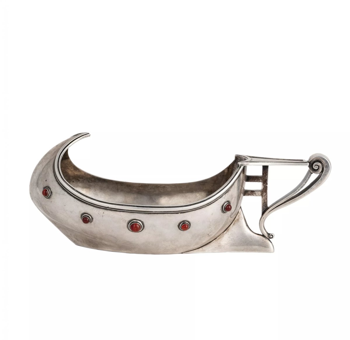 KOVCH DE PRÉSENTATION RUSSE EN ARGENT DE STYLE ART NOUVEAU. ALEXANDER VYAKOVA. MAISON C. -photo-4