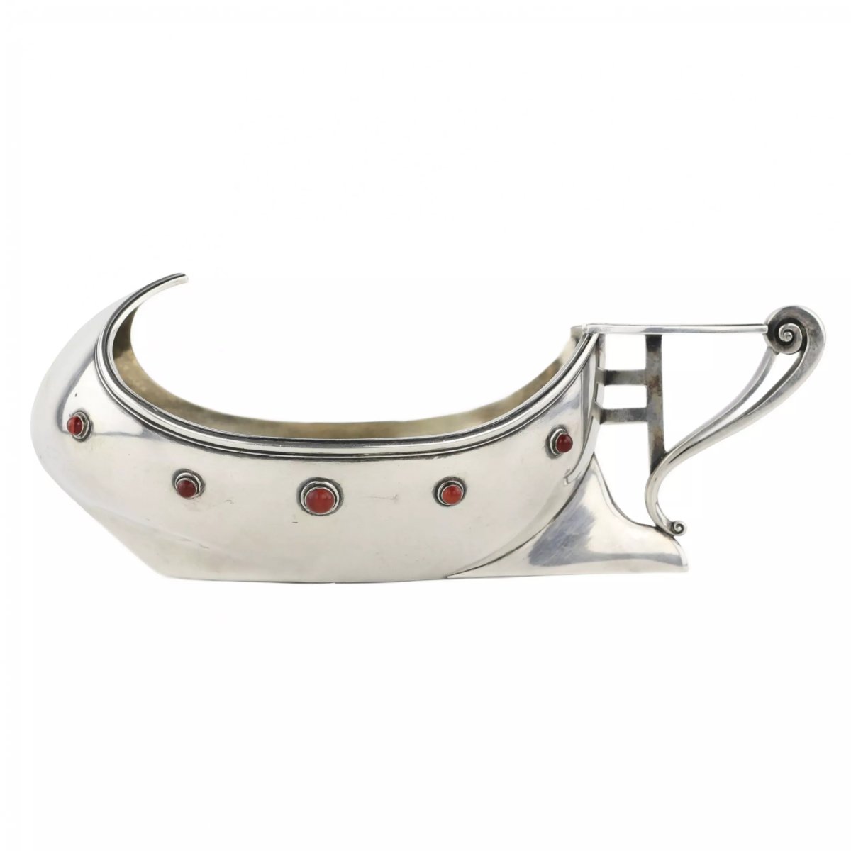 KOVCH DE PRÉSENTATION RUSSE EN ARGENT DE STYLE ART NOUVEAU. ALEXANDER VYAKOVA. MAISON C. -photo-6