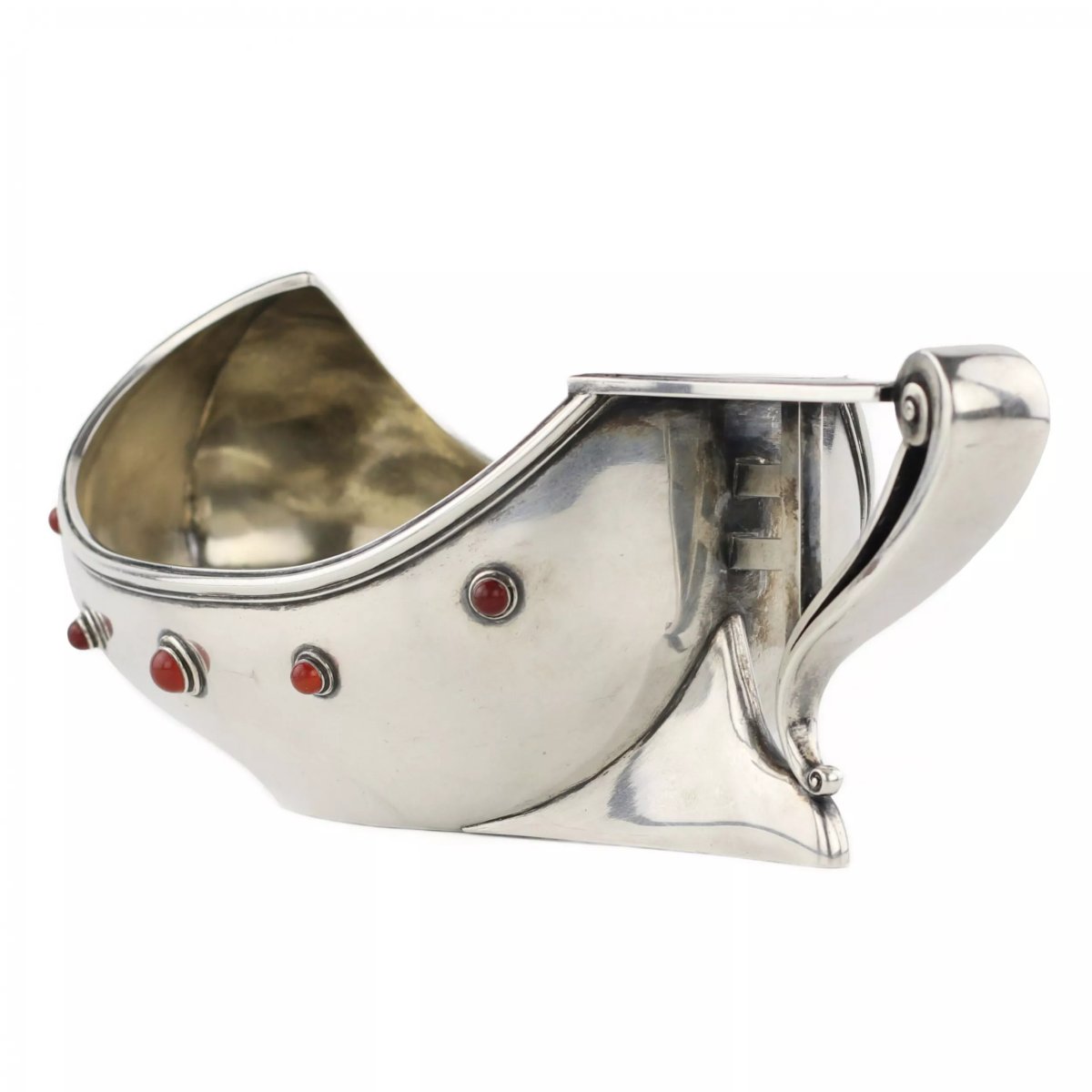 KOVCH DE PRÉSENTATION RUSSE EN ARGENT DE STYLE ART NOUVEAU. ALEXANDER VYAKOVA. MAISON C. -photo-8