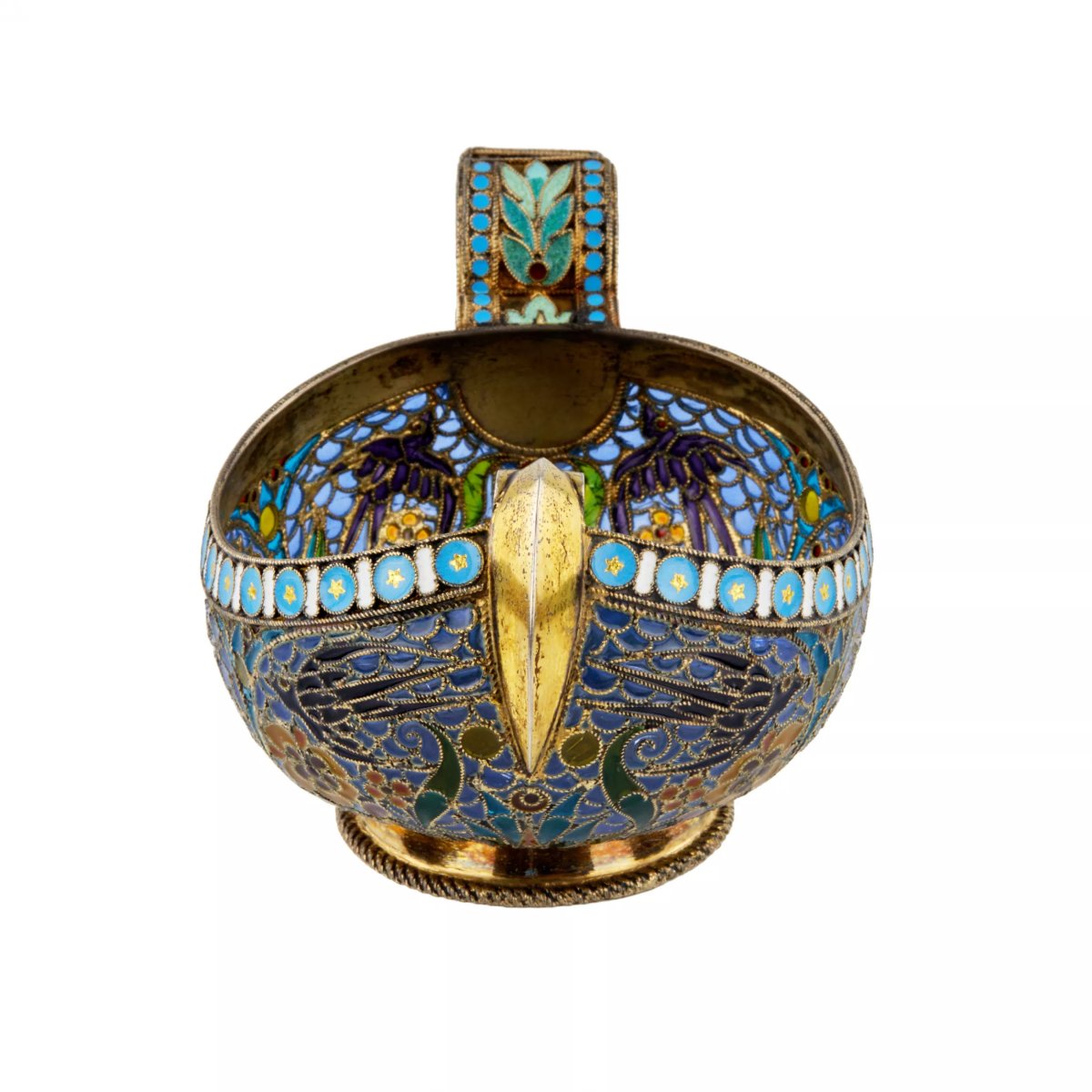 Pavel Ovchinnikov. Silver Ark With Glass Enamel. Moscow, 1899–1908-photo-2
