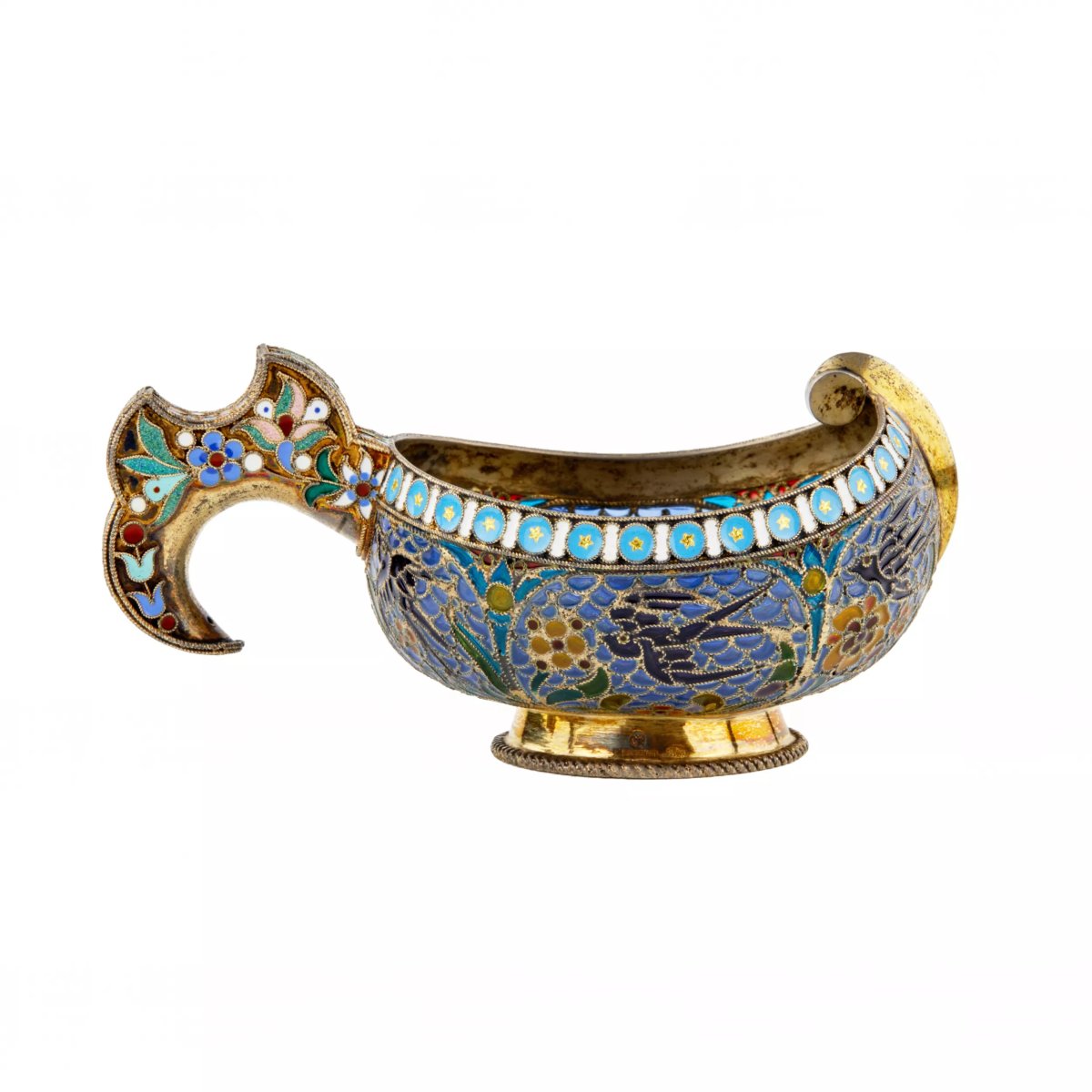 Pavel Ovchinnikov. Silver Ark With Glass Enamel. Moscow, 1899–1908-photo-1