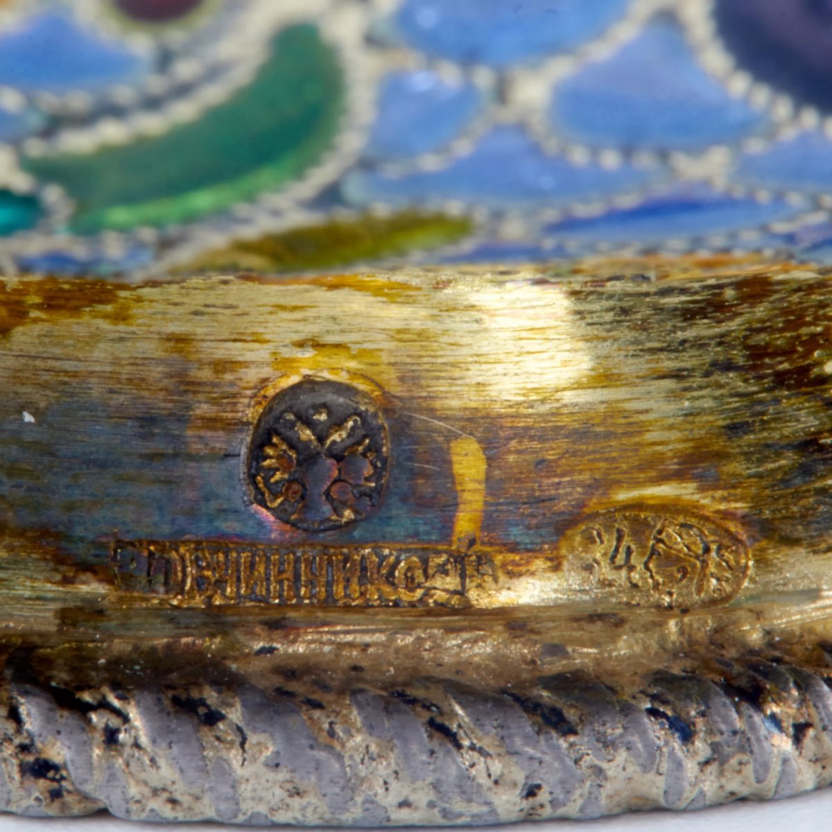 Pavel Ovchinnikov. Silver Ark With Glass Enamel. Moscow, 1899–1908-photo-3