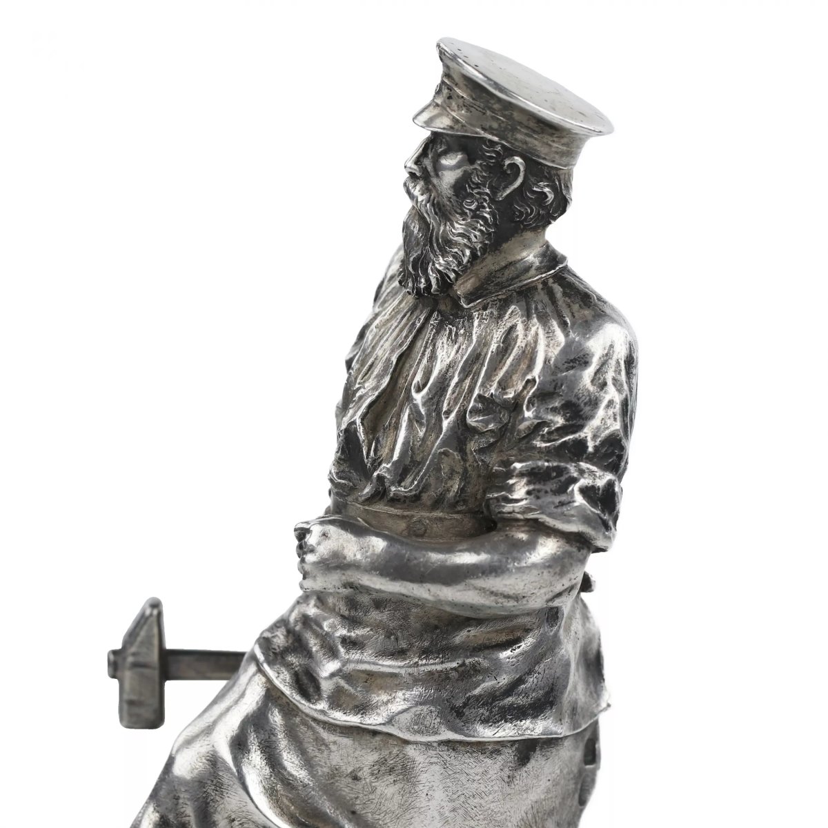 SCULPTURE EN ARGENT «INGÉNIEUR DES MINES». 1ÈRE ARTEL DE MOSCOU, 1908–1917-photo-4
