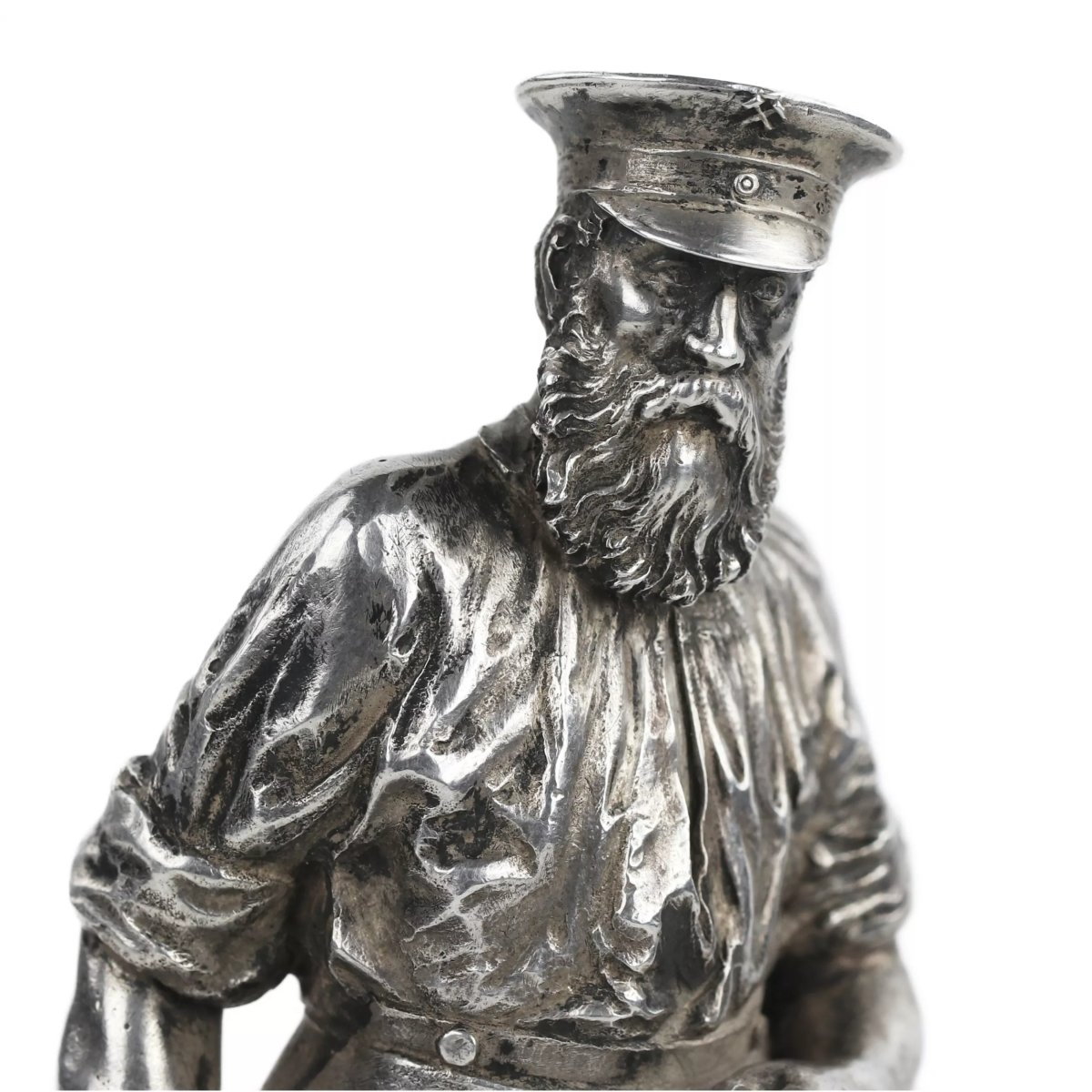SCULPTURE EN ARGENT «INGÉNIEUR DES MINES». 1ÈRE ARTEL DE MOSCOU, 1908–1917-photo-6
