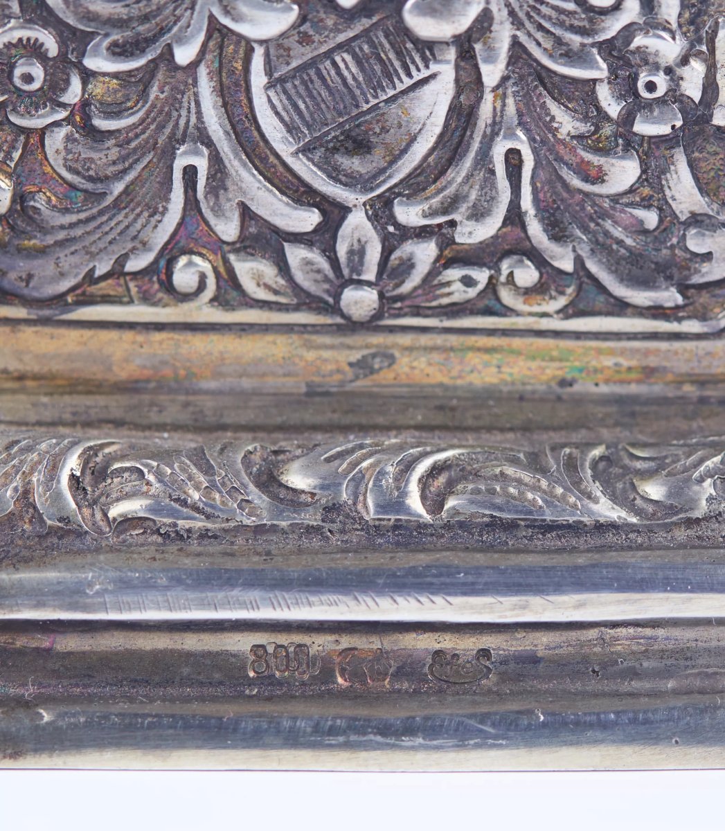 FIGURE DE CABINET DE CHEVALIER EN ARGENT ALLEMAGNE, HANAU, FIN DU XIXe - DÉBUT DU XXe SIÈCLE-photo-2