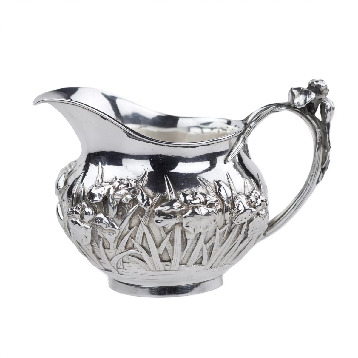 Japanese Silver Tea Set, Meiji Period (1868–1912)-photo-1