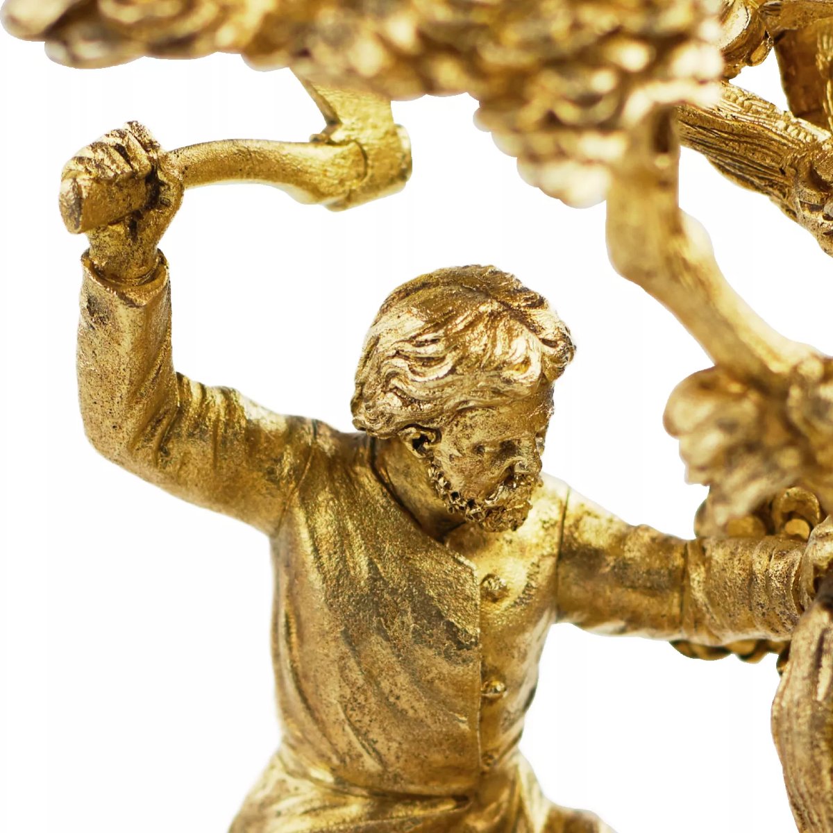MINIATURE SCULPTURALE « LE BÛCHERON ». NICHOLS & PLINKE RUSSIE, SAINT-PÉTERSBOURG.-photo-2