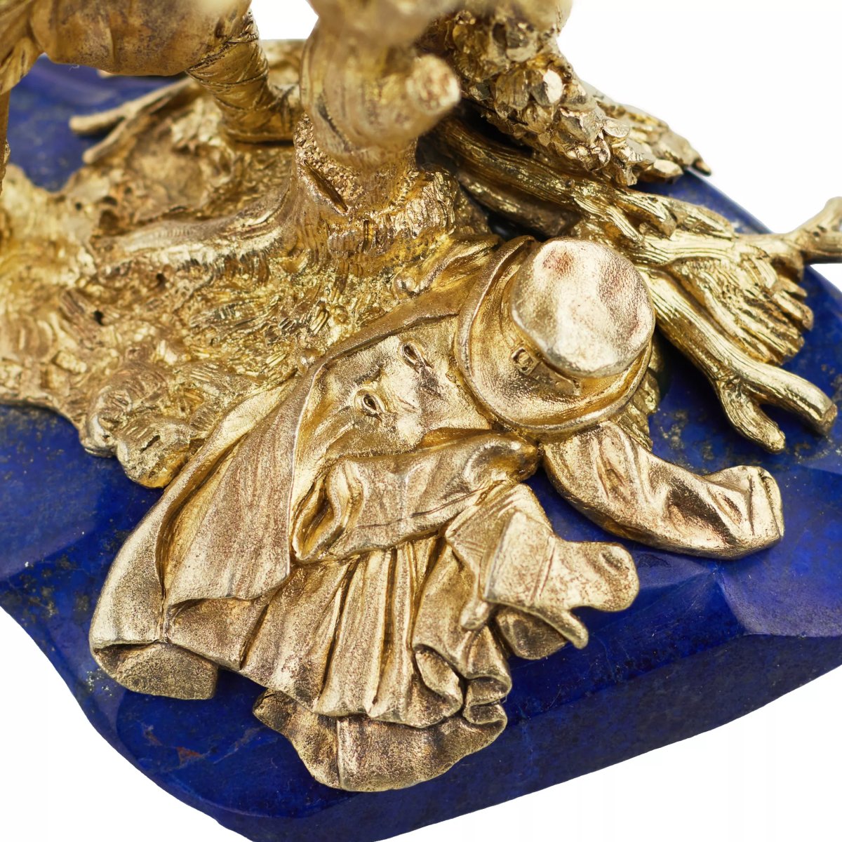 MINIATURE SCULPTURALE « LE BÛCHERON ». NICHOLS & PLINKE RUSSIE, SAINT-PÉTERSBOURG.-photo-4