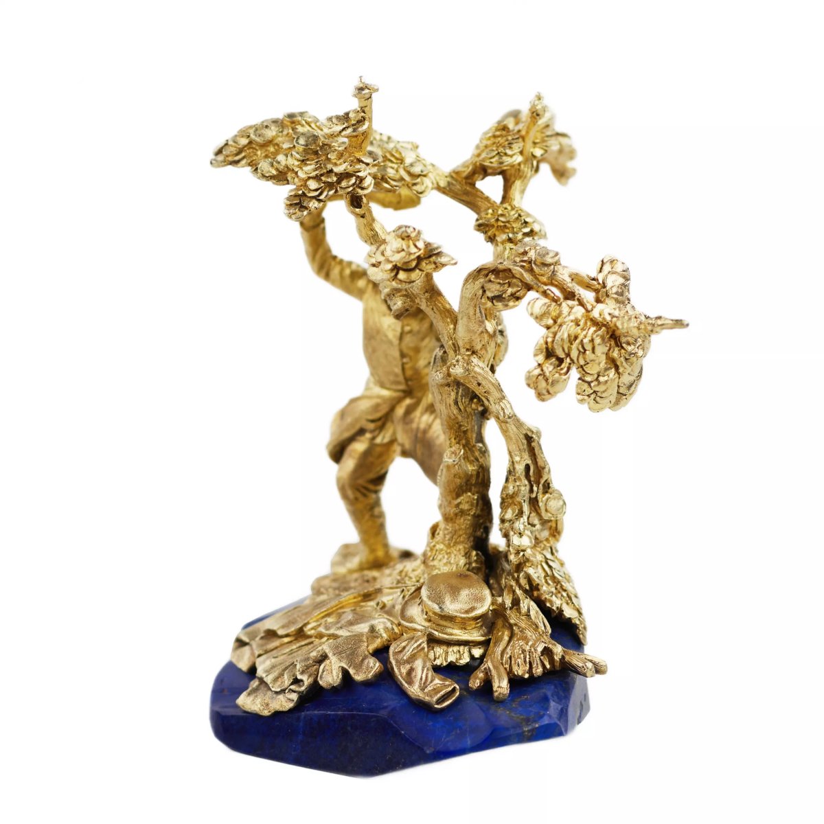MINIATURE SCULPTURALE « LE BÛCHERON ». NICHOLS & PLINKE RUSSIE, SAINT-PÉTERSBOURG.-photo-6