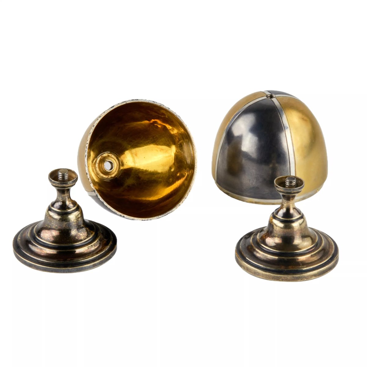ŒUF DE PÂQUES EN ARGENT. ERIK KOLLIN. MAISON FABERGÉ RUSSIE, SAINT-PÉTERSBOURG, FIN DU XIXe SIÈ-photo-5