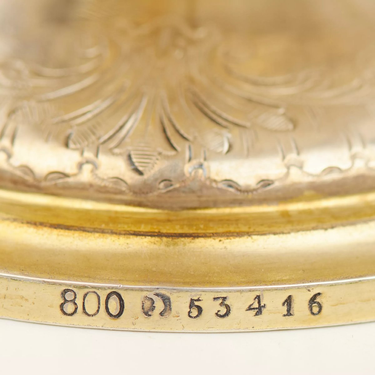 PAIRE DE CARAFES À VIN EN CRISTAL TAILLÉ MONTÉES EN ARGENT ALLEMAGNE.-photo-1