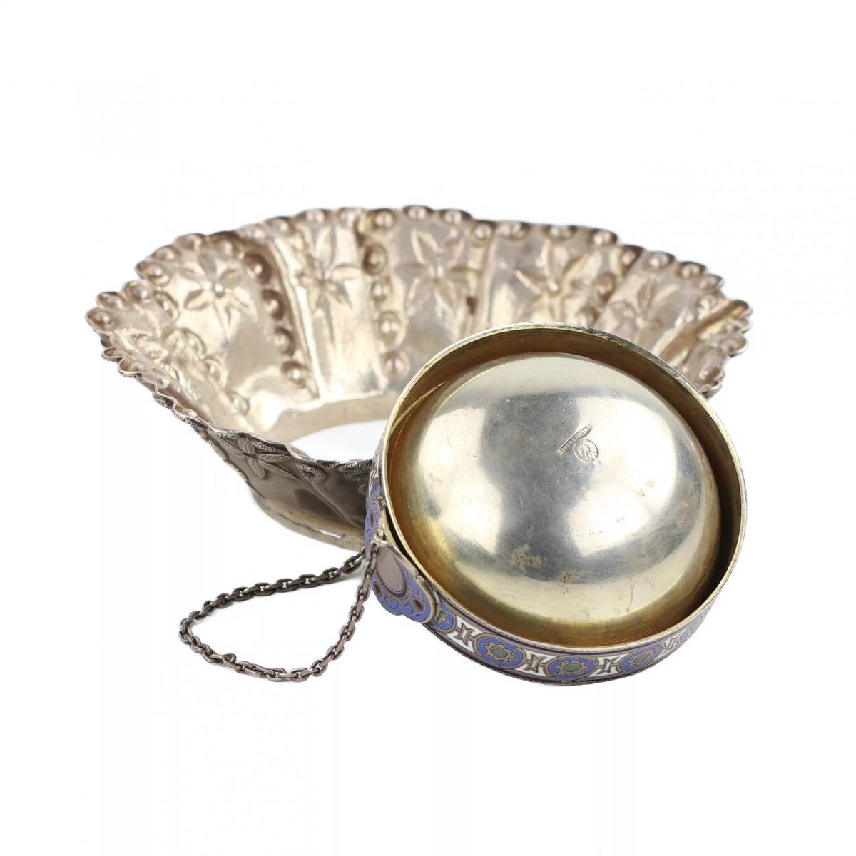 SALERON DE MARIAGE POUR LE KARAVAÏ, MAISON P.A. OVCHINNIKOV RUSSIE, MOSCOU, 1874-photo-4