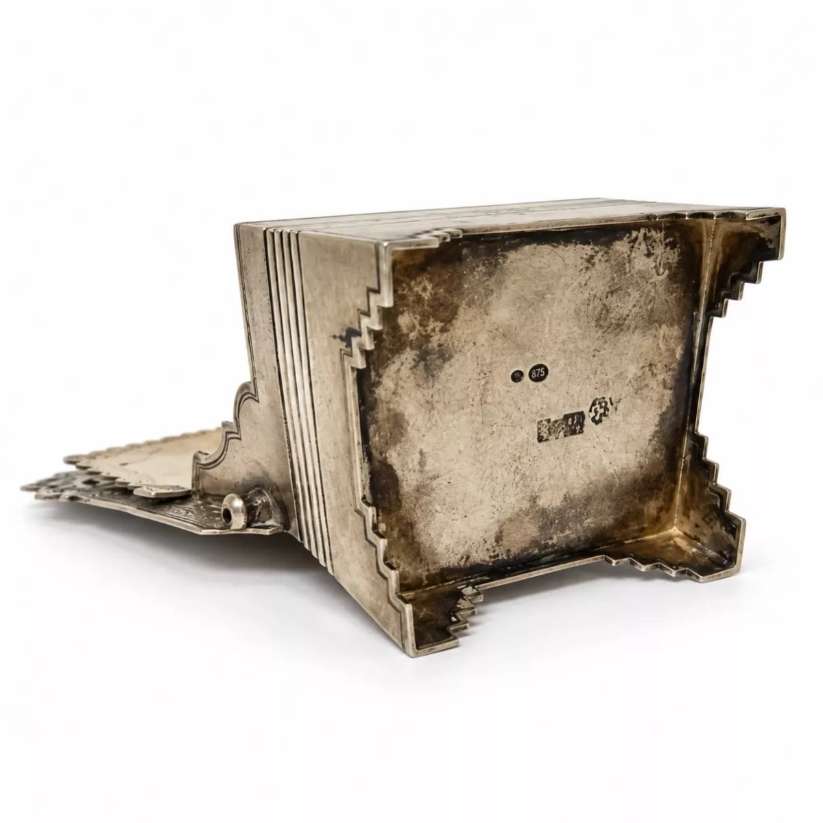 SALIÈRE EN ARGENT EN FORME DE TRÔNE DE STYLE NÉO-RUSSE ALEXEÏ PETROVITCH FROLOV MOSCOU, 1890-photo-3