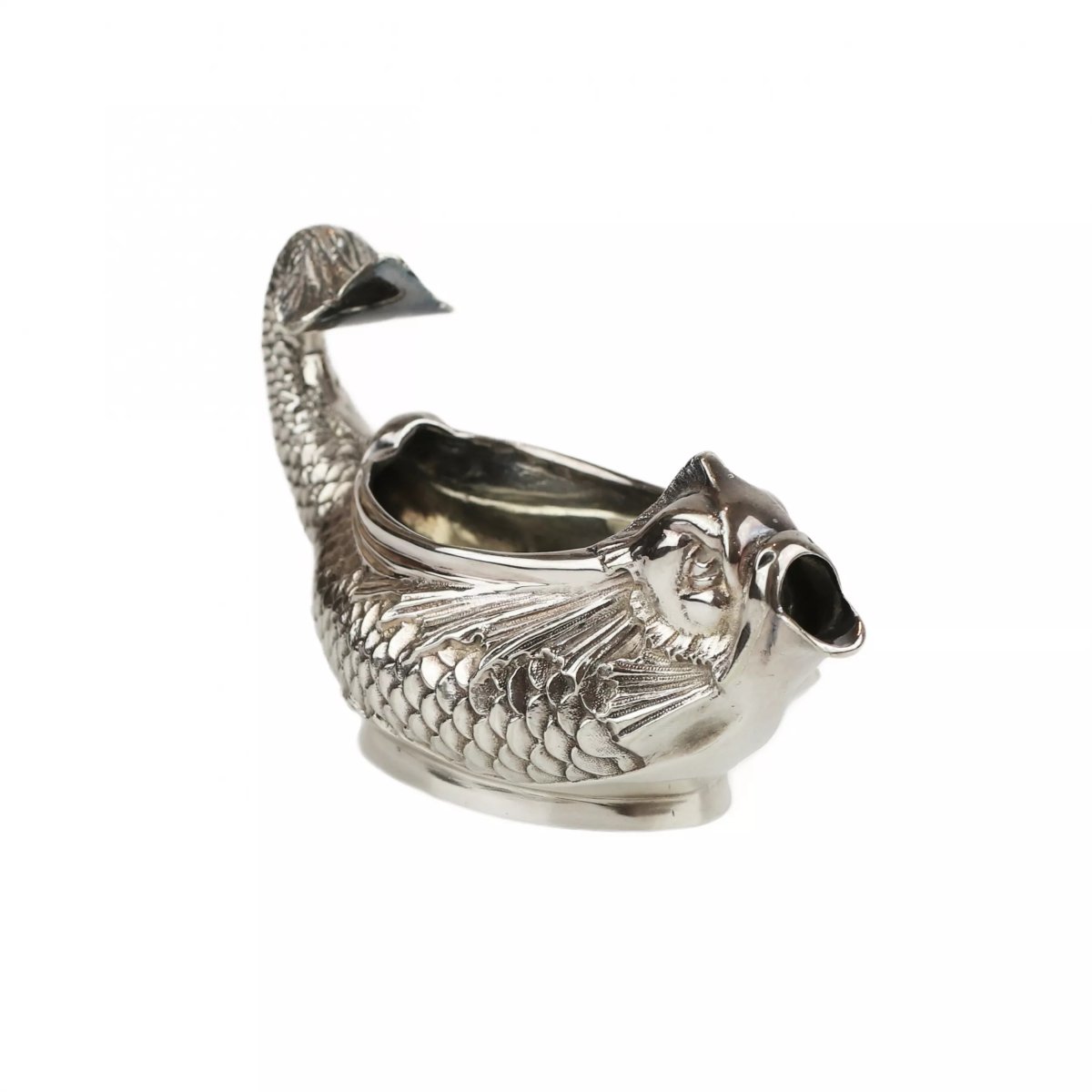 Tiffany & Co. Fish-shaped Sterling Silver Creamer. United States, Mid-20th Century.-photo-2