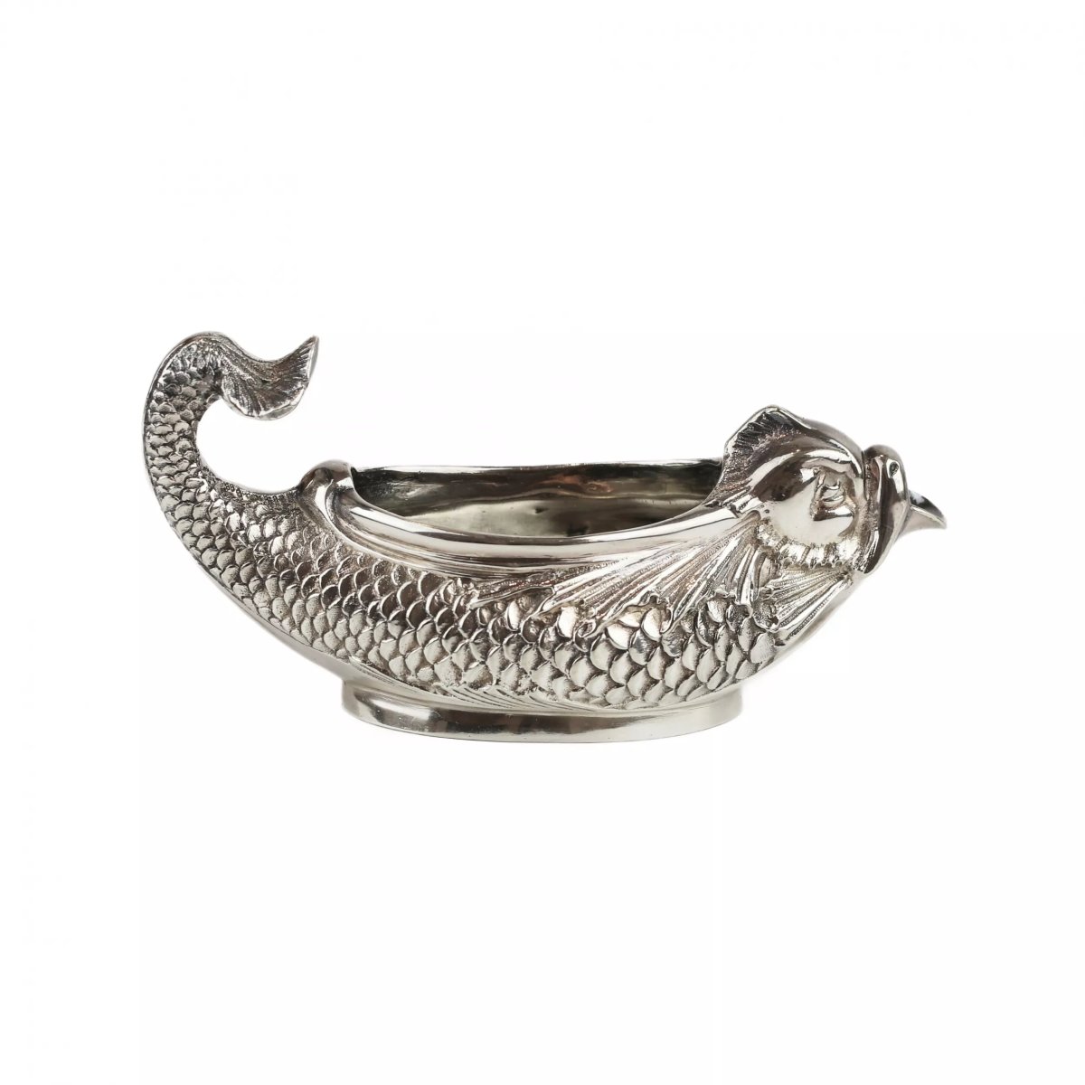 Tiffany & Co. Fish-shaped Sterling Silver Creamer. United States, Mid-20th Century.