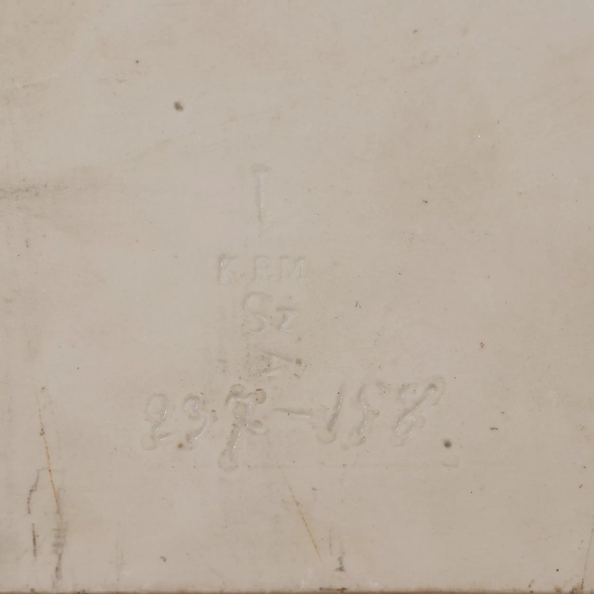 Porcelain Plate Featuring A Genre Scene Entitled “card Cheats,” Kpm, Berlin.-photo-4
