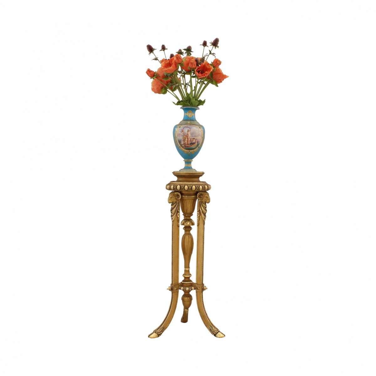 GRANDE VASE EN PORCELAINE « LA NAISSANCE DE VÉNUS » FRANCE, MANUFACTURE NATIONALE DE SÈVRES,-photo-4