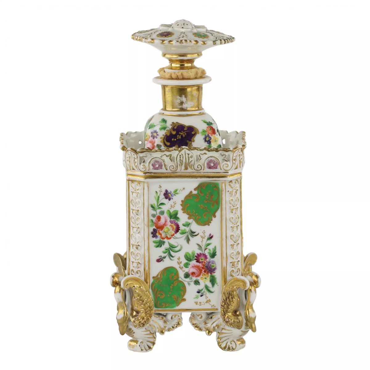 FLACON À PARFUM JACOB PETIT FRANCE, MILIEU DU XIXᵉ SIÈCLE-photo-2