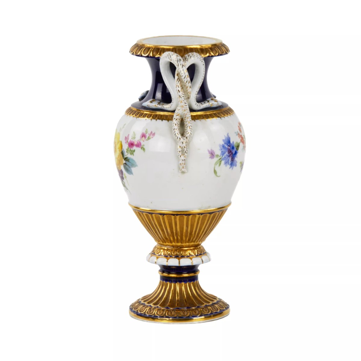Meissen. Porcelain Vase With Snakes.-photo-2