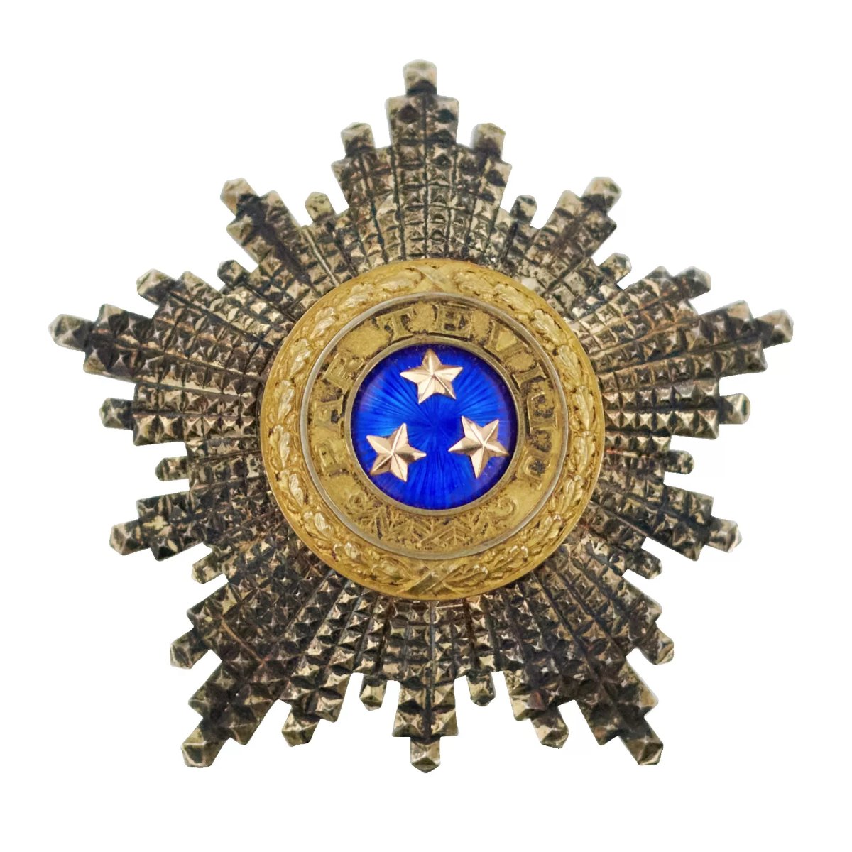 ORDRE DES TROIS ÉTOILES DE LETTONIE, DEUXIÈME CLASSE, DANS SON ÉCRIN DORIGINE. F.W. MÜLLER.-photo-2
