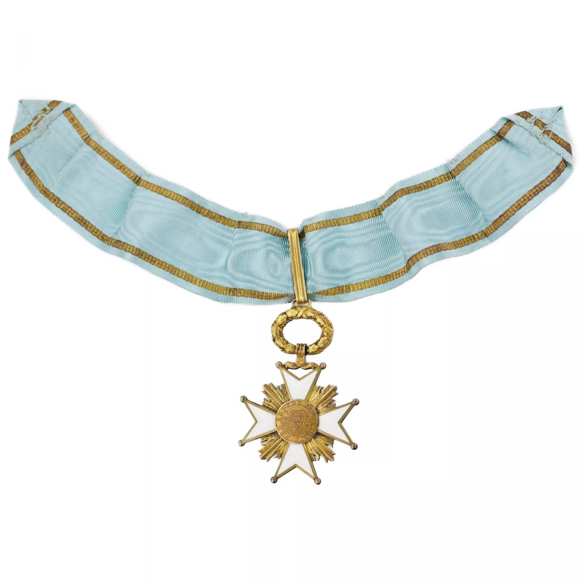 ORDRE DES TROIS ÉTOILES DE LETTONIE, DEUXIÈME CLASSE, DANS SON ÉCRIN DORIGINE. F.W. MÜLLER.-photo-5