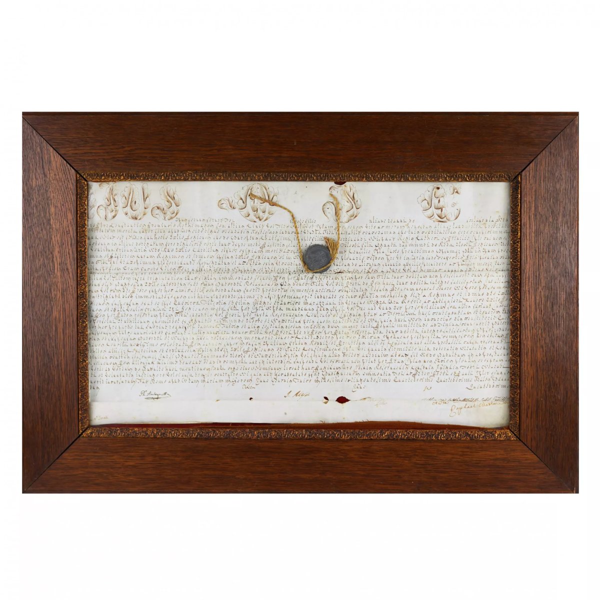 Pontifical Indulgence With A Bull By Pius VII (pius Papa VII) Rome, Vatican, Early 19th Century