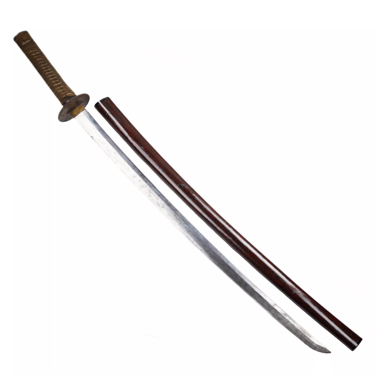KATANA PORTANT L’INSCRIPTION « BIZEN KUNI OSAFUNE JŪ NAGAYOSHI SAKU » JAPON, XIXᵉ–XXᵉ SIÈCLE-photo-4