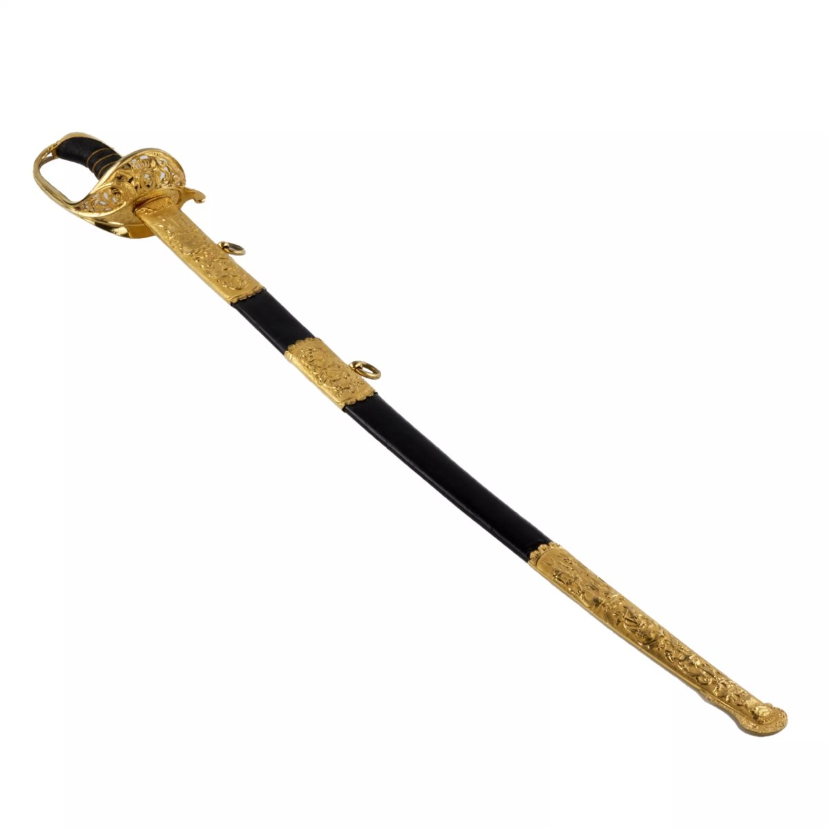Swedish Royal Navy Officer's Saber. Sweden. Second Half Of The 19th Century-photo-4