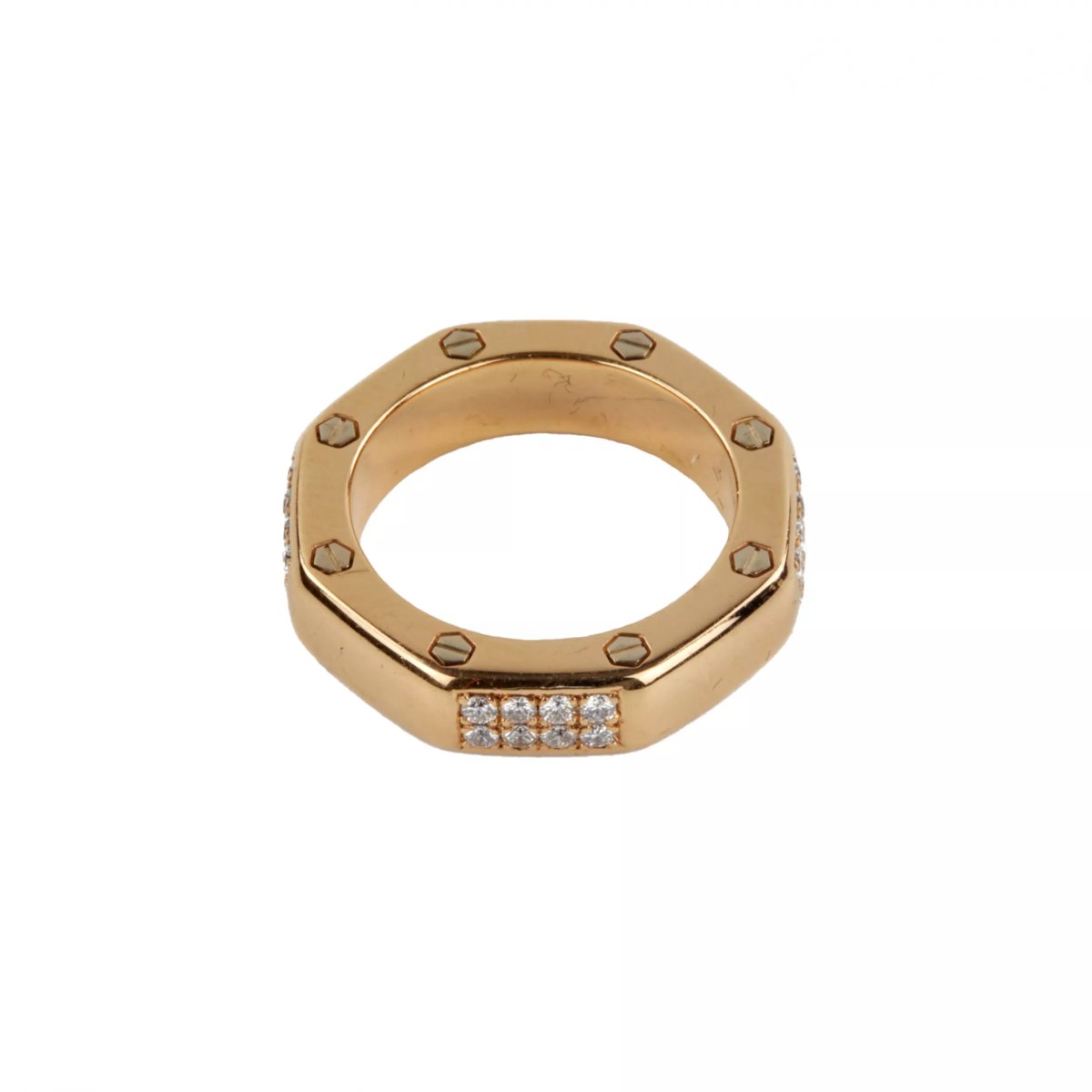 18-karat Gold Ring Set With Diamonds-photo-1